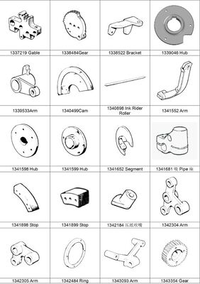 Spare part (HUB) for Solna25(483x640mm)  sheetfed offset printing press,ABB MOTOR ACA132-4L (11Kw, 2400r/min, 190KG)