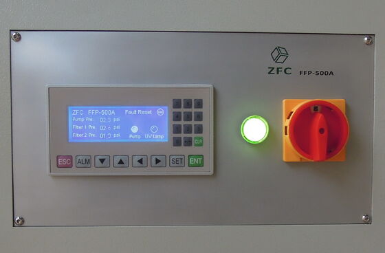 Dampening water filtration system FFP-500A for Technotrans, Baldwin, Royse Fountain Solution refrigeration recirculation