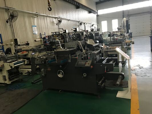 Automatic Label Die Cutting Machine,Flat Bed Die Cutting Machine WJMQ-350A with Hologram Stamping