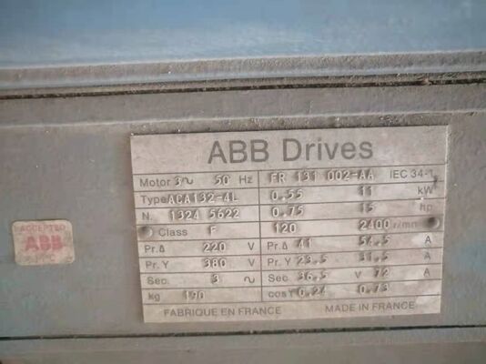 Spare part HOLDER for Solna25(483x640mm) sheetfed offset printing press,ABB MOTOR ACA132-4L (11Kw, 2400r/min, 190KG)