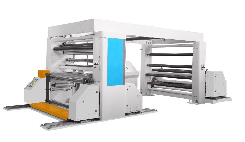Slitting and rewinding machine, Frame type jumbo roll slitting and rewinding machine ZST-2500